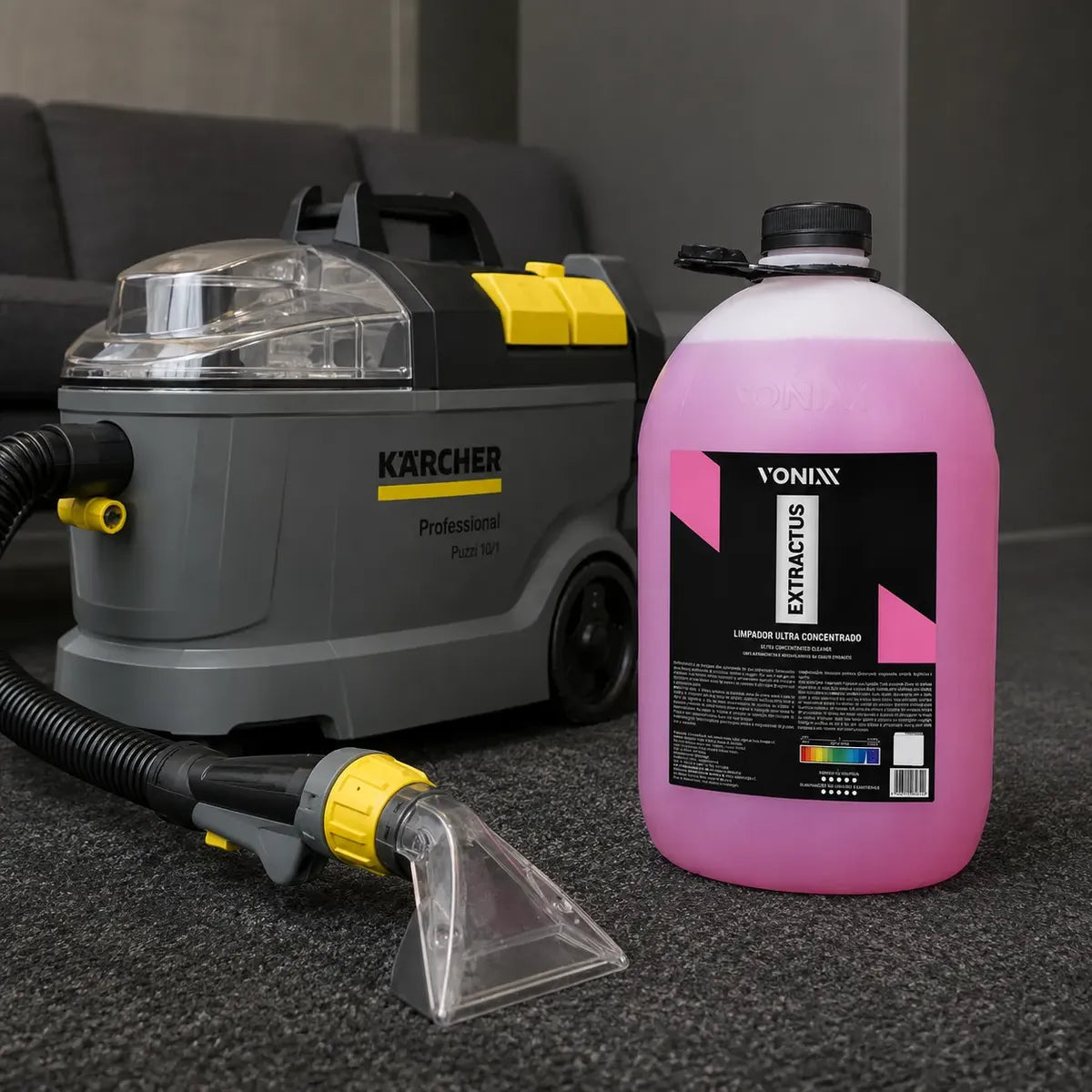 Extractus – Limpiador Concentrado para Tapicería, Alfombras y Carpetas